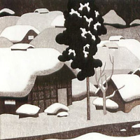 斎藤清「WINTER IN AIZU(29)」