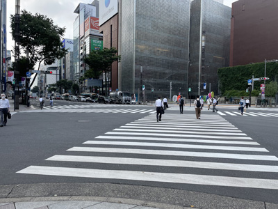 「数奇屋橋交差点」画像